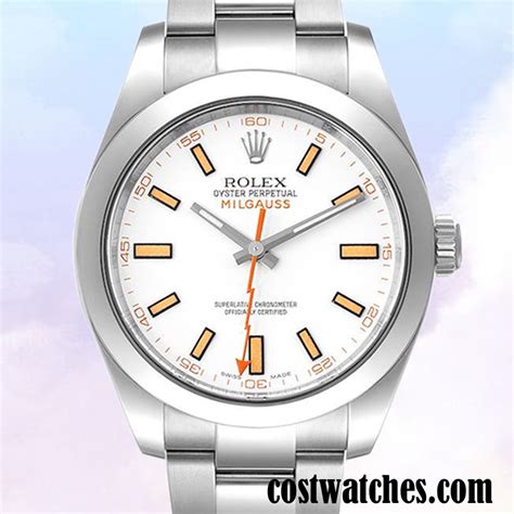 rolex milgauss weisses zifferblatt|bobs rolex milgauss.